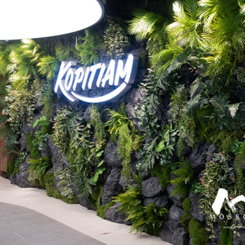 Preserved Green Wall Singapore | Kopitiam @ West Mall
