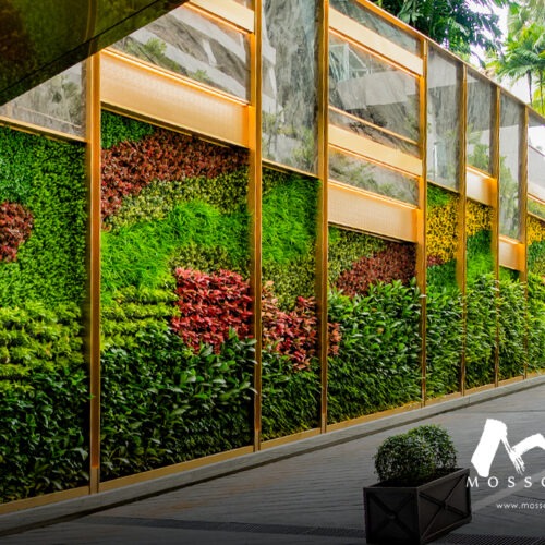 Artificial Moss Singapore | MBS Paiza Ramp